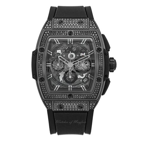 hublot 641.ci.0110 rx.1700|HUBLOT Spirit of Big Bang All Black Pave Diamonds .